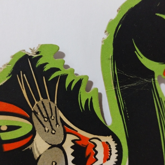 Vintage Halloween Cutout Cat 1970's - Picture 3 of 10
